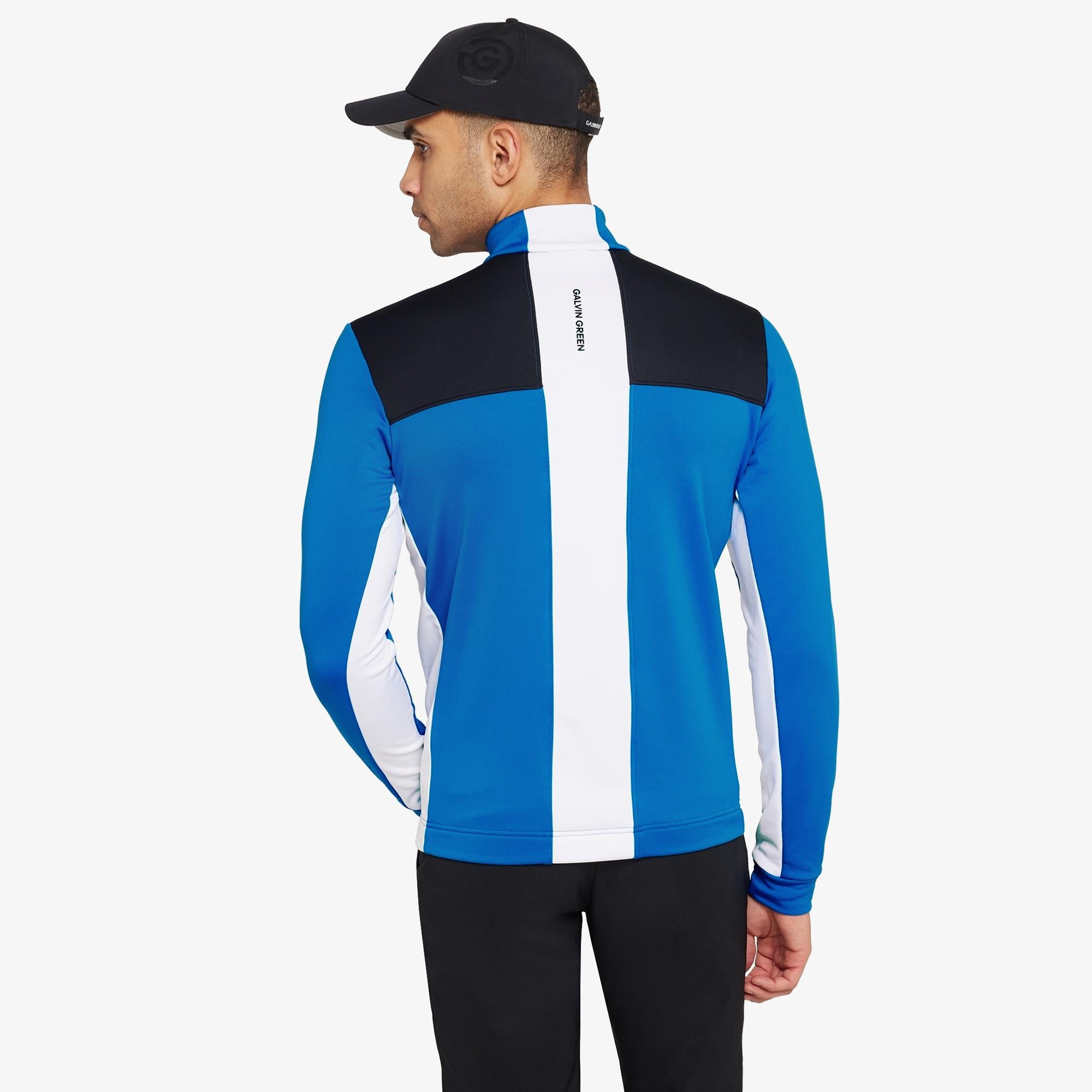 Galvin Green Dean Insula Mens Golf Mid Layer Royal Blue/Black